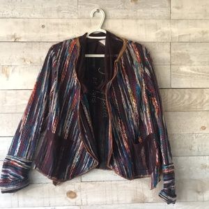 Joyce Seppala Designs wool multicolour cardigan